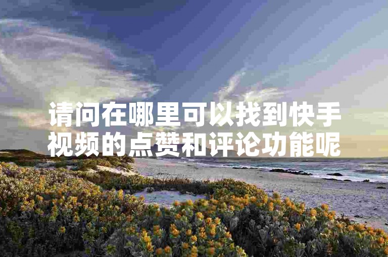 请问在哪里可以找到快手视频的点赞和评论功能呢？这是一个需要关注的问题解答。