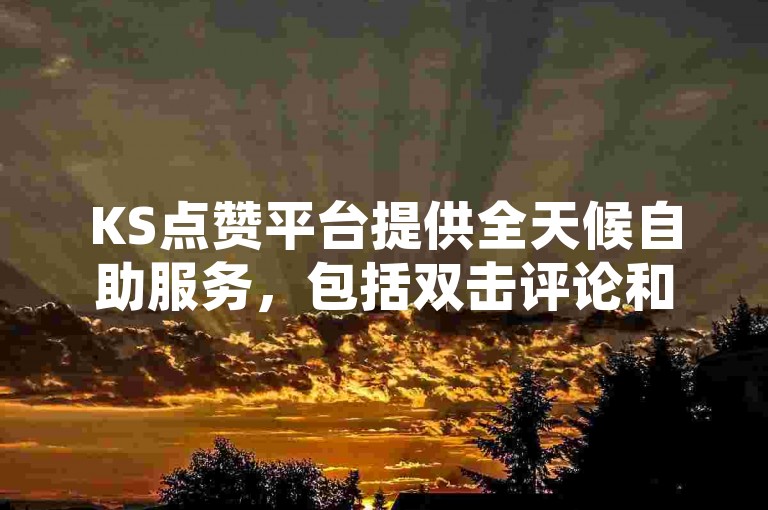KS点赞平台提供全天候自助服务，包括双击评论和下单系统。