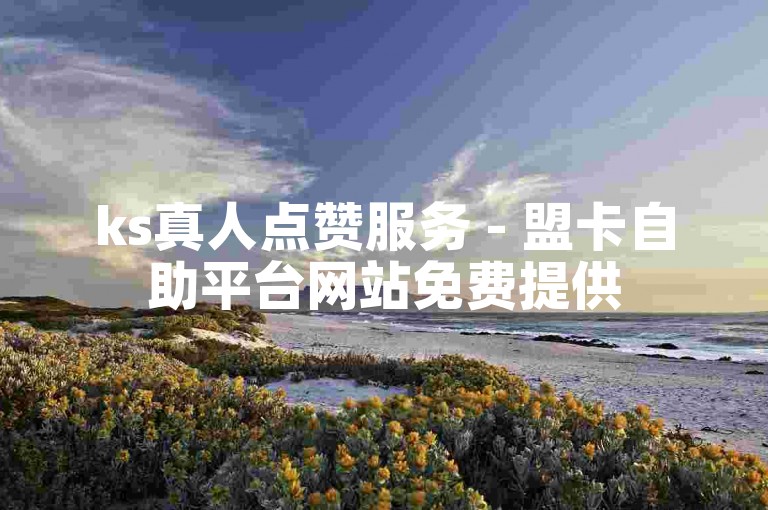 ks真人点赞服务 - 盟卡自助平台网站免费提供