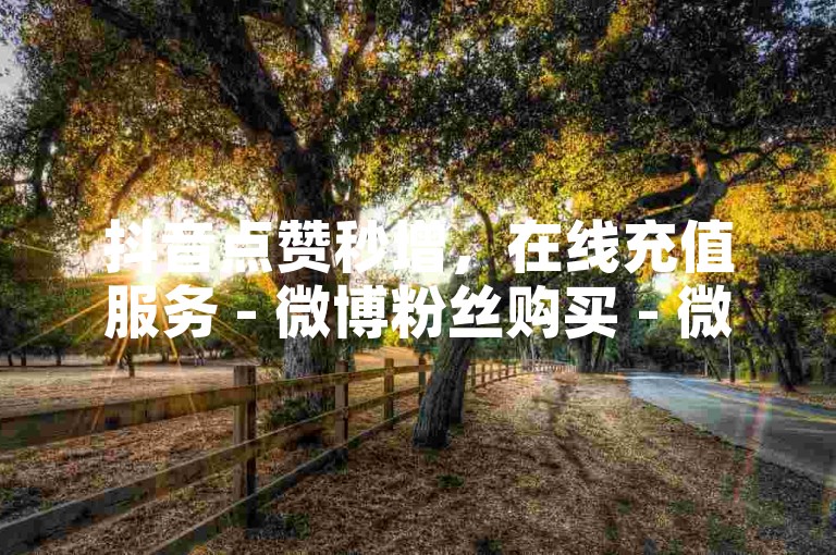 抖音点赞秒增，在线充值服务 - 微博粉丝购买 - 微信朋友圈集赞平台。