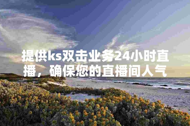 提供ks双击业务24小时直播，确保您的直播间人气旺盛，观众互动不断。
