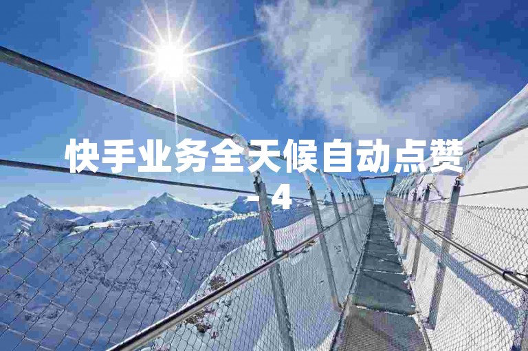 快手业务全天候自动点赞 - 450云服务24小时自助操作平台