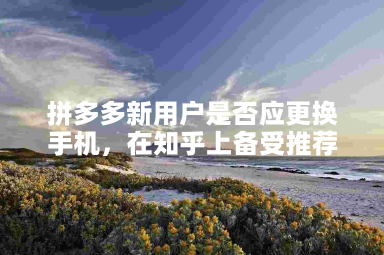 拼多多新用户是否应更换手机，在知乎上备受推荐讨论。