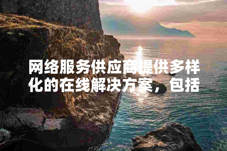 网络服务供应商提供多样化的在线解决方案，包括增加社交媒体页面的访问量。