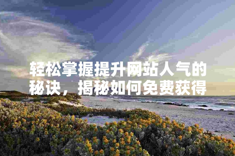 轻松掌握提升网站人气的秘诀，揭秘如何免费获得1000次空间访问，为2025年的成功铺路！
