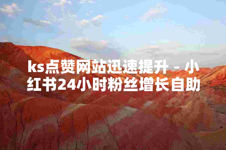 ks点赞网站迅速提升 - 小红书24小时粉丝增长自助平台