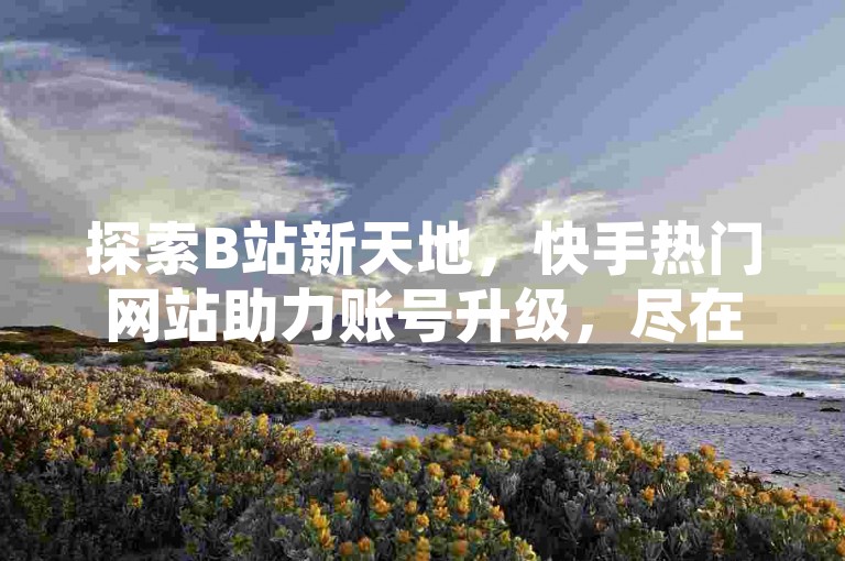 探索B站新天地，快手热门网站助力账号升级，尽在自动发卡网。