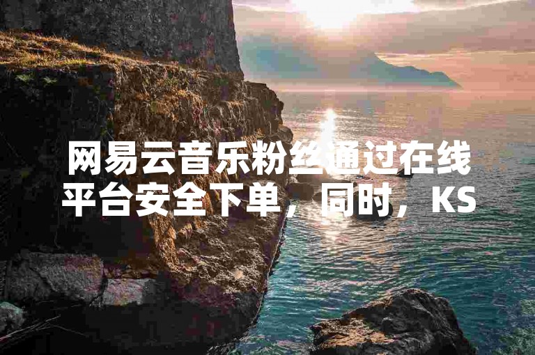 网易云音乐粉丝通过在线平台安全下单，同时，KS推广的自助服务网站提供经济实惠的解决方案。