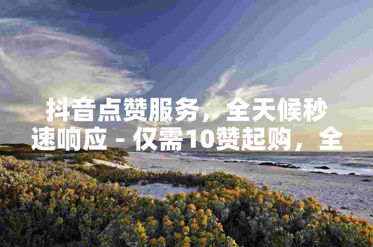 抖音点赞服务，全天候秒速响应 - 仅需10赞起购，全网最低价，速来体验高效增赞。