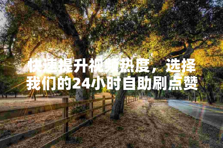 快速提升视频热度，选择我们的24小时自助刷点赞服务，专为快手和B站打造，轻松下单，助力内容走红。