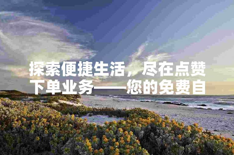 探索便捷生活，尽在点赞下单业务——您的免费自助下单网站。