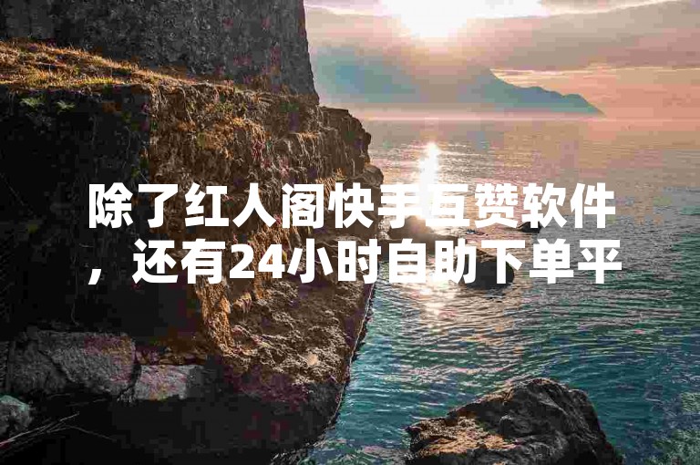 除了红人阁快手互赞软件，还有24小时自助下单平台和评论点赞服务。