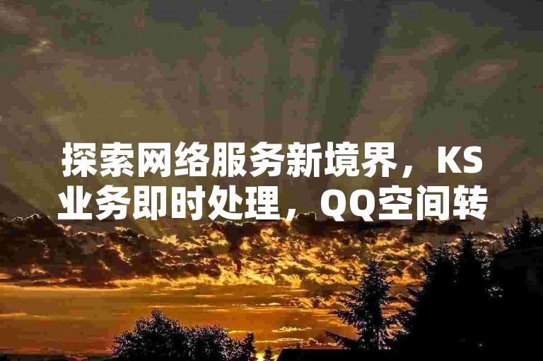 探索网络服务新境界，KS业务即时处理，QQ空间转发一键搞定 - 尽在KS自助平台，快速到账体验，揭秘KS超低价双击的奥秘！
