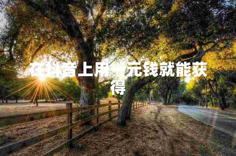在抖音上用一元钱就能获得500个赞，你是否了解其中的奥秘？