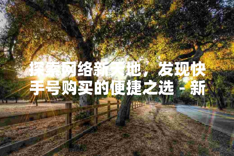 探索网络新天地，发现快手号购买的便捷之选 - 新媒客平台，提供一站式服务，从直播刷人气软件到小号网24小时自助下单，乃至微博、QQ大会员永久激活，满足您的全方位需求。