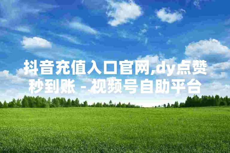 抖音充值入口官网,dy点赞秒到账 - 视频号自助平台业务下单真人 - 视频会员代理平台加盟