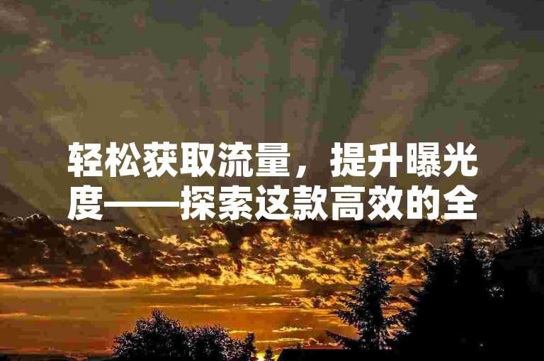 轻松获取流量，提升曝光度——探索这款高效的全自动引流推广软件，现可在信誉良好的在线卡盟平台以实惠价格下载，仅需1元即可获得100赞的超值服务。