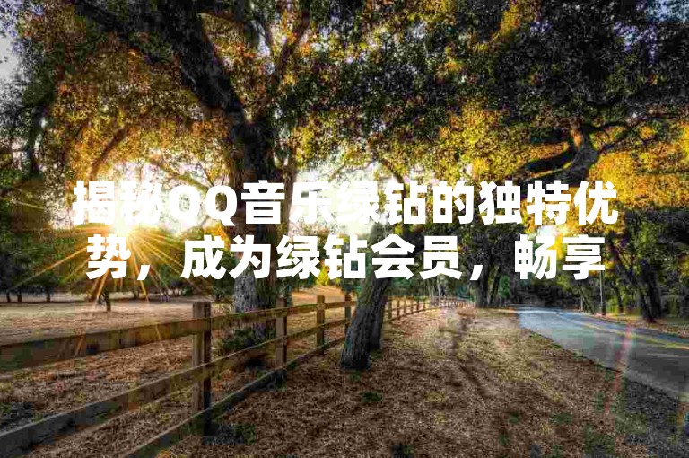 揭秘QQ音乐绿钻的独特优势，成为绿钻会员，畅享无损音质与独家内容，2025年音乐学习必备！