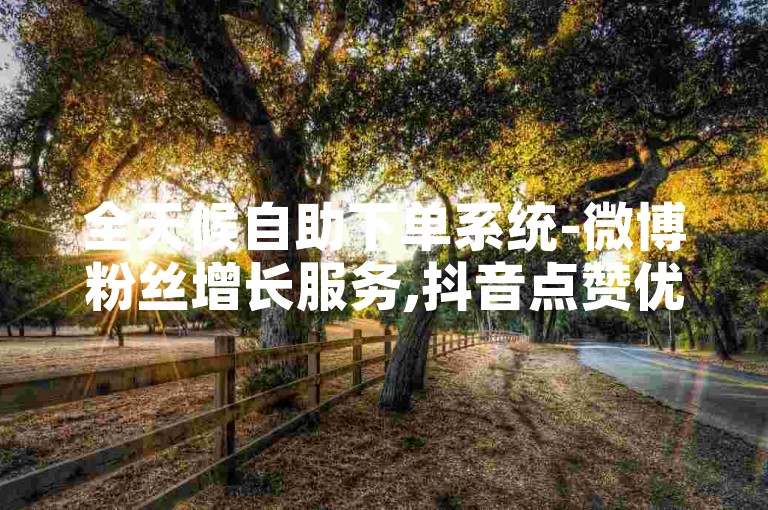 全天候自助下单系统-微博粉丝增长服务,抖音点赞优惠平台访问路径
