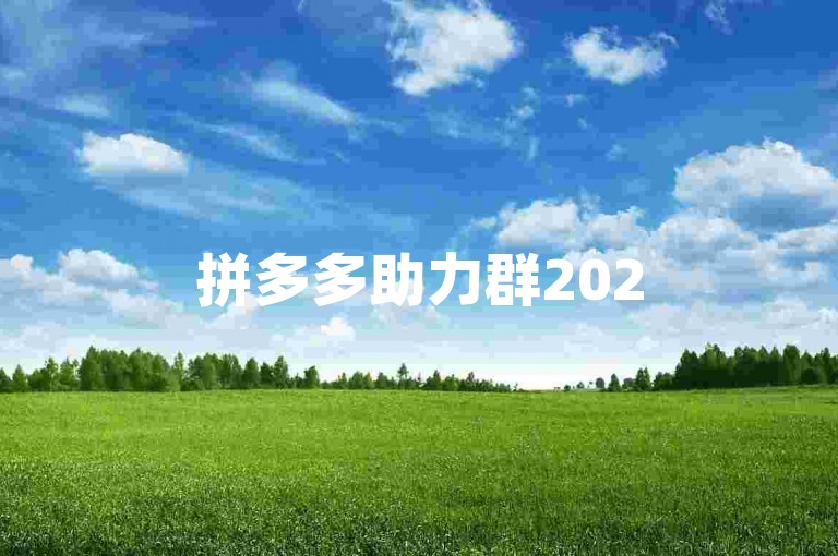 拼多多助力群2025，多多砍价平台的新机遇。