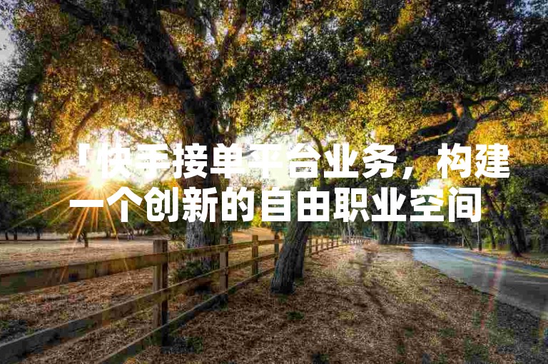 「快手接单平台业务，构建一个创新的自由职业空间，让每个人都能够轻松实现兼职愿望！」