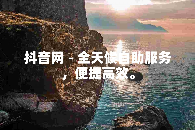 抖音网 - 全天候自助服务，便捷高效。