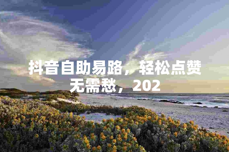 抖音自助易路，轻松点赞无需愁，2025年必备技巧！
