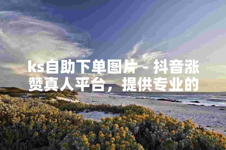 ks自助下单图片 - 抖音涨赞真人平台，提供专业的点赞服务。