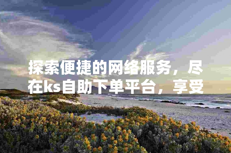 探索便捷的网络服务，尽在ks自助下单平台，享受qq免费业务的快速办理。