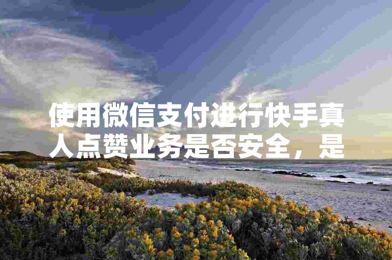 使用微信支付进行快手真人点赞业务是否安全，是许多用户关心的问题。