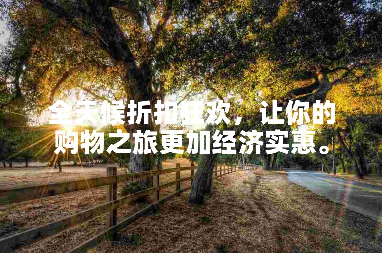 全天候折扣狂欢，让你的购物之旅更加经济实惠。