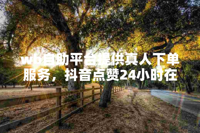 wb自助平台提供真人下单服务，抖音点赞24小时在线，QQ免费名片名称，抖音双击24小时服务，让你的社交热度不断升温！