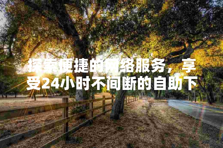 探索便捷的网络服务，享受24小时不间断的自助下单体验，快手点赞平台为您的业务增添无限可能。