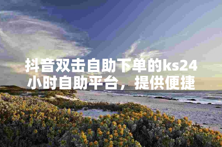 抖音双击自助下单的ks24小时自助平台，提供便捷的下单流程。