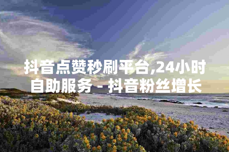 抖音点赞秒刷平台,24小时自助服务 - 抖音粉丝增长douyin - 抖音互动业务全天候在线拓展无限可能