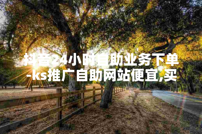 抖音24小时自助业务下单-ks推广自助网站便宜,买赞的软件秒到账。