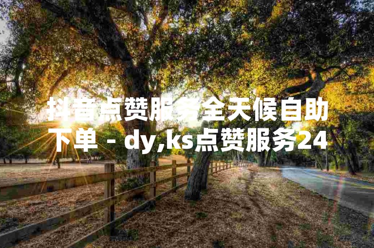 抖音点赞服务全天候自助下单 - dy,ks点赞服务24小时在线操作平台