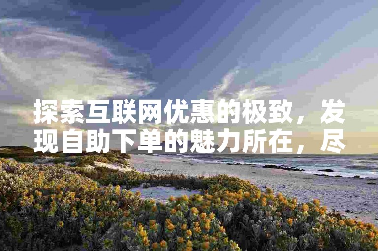 探索互联网优惠的极致，发现自助下单的魅力所在，尽在我们的平台，提供全网最低价的ks业务和即时发卡服务。