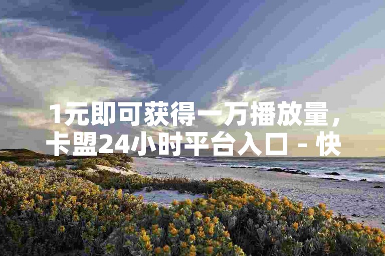 1元即可获得一万播放量，卡盟24小时平台入口 - 快手网站1元涨100赞 - b站大会员充值攻略。