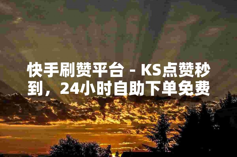 快手刷赞平台 - KS点赞秒到，24小时自助下单免费。