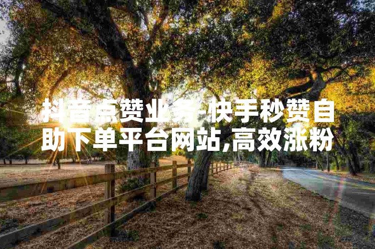 抖音点赞业务-快手秒赞自助下单平台网站,高效涨粉助手工具。