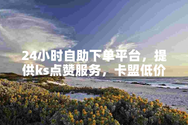 24小时自助下单平台，提供ks点赞服务，卡盟低价优惠 - 1799发卡网。