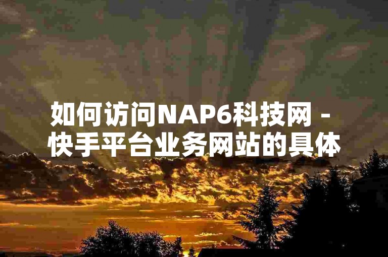 如何访问NAP6科技网 - 快手平台业务网站的具体步骤是什么？