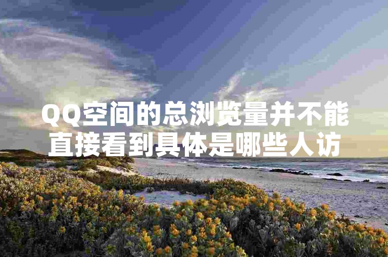 QQ空间的总浏览量并不能直接看到具体是哪些人访问了您的页面，它只显示一个累计的数字。