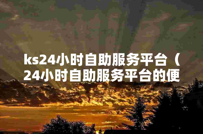 ks24小时自助服务平台（24小时自助服务平台的便捷性分析）