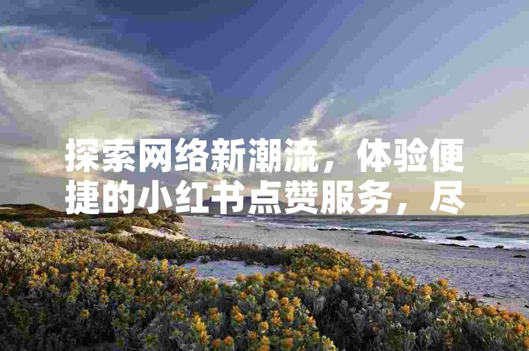 探索网络新潮流，体验便捷的小红书点赞服务，尽在超值ks赞自助下单平台软件。