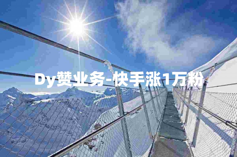 Dy赞业务-快手涨1万粉