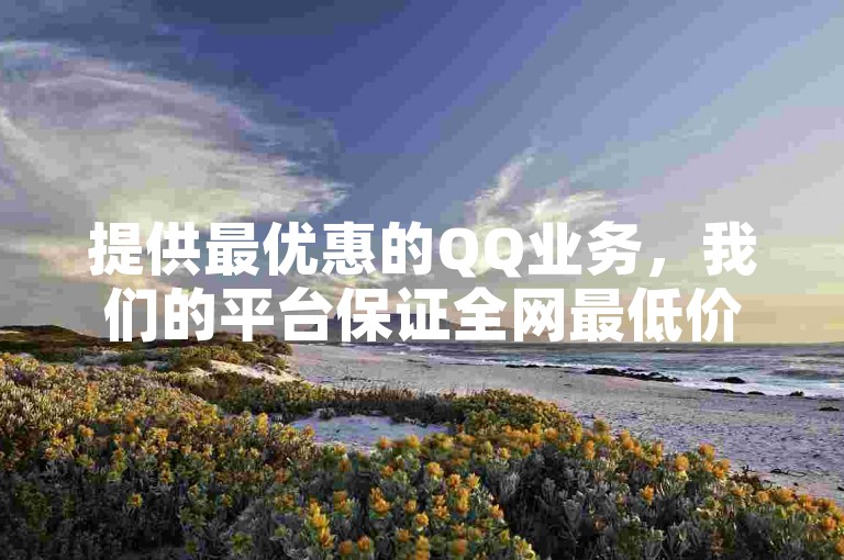 提供最优惠的QQ业务，我们的平台保证全网最低价格。