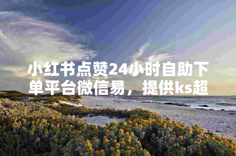 小红书点赞24小时自助下单平台微信易，提供ks超低价服务。