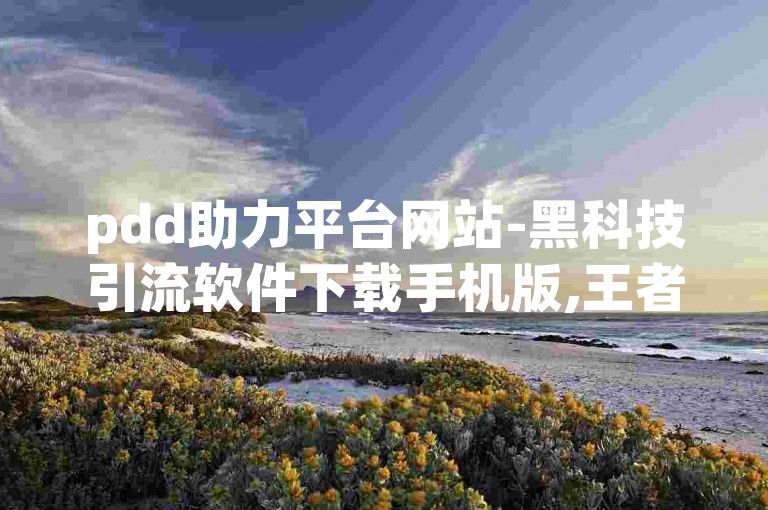 pdd助力平台网站-黑科技引流软件下载手机版,王者荣耀透视卡盟